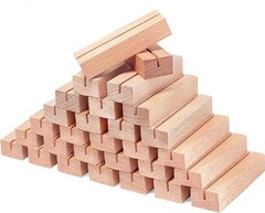 30Pcs Wooden Place Card Holders, Wood Photo Picture Card Holders for Weddings…