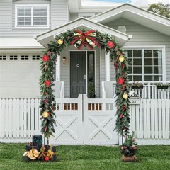 Heavy Duty Metal Garden Arch Trellis Arbour Outdoor Rose Climbing Plants Stand
