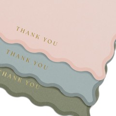 Beautiful Thank You Cards Set of 30 With Envelopes and Stickers – Elegant Bla…