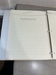 Hallmark Vintage Our Wedding Keepsake Album White Personalized NEW Free Ship