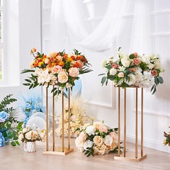 VEVOR 4PCS Column Wedding Flower Stand Cylindrical Display Rack 31.5inch Metal