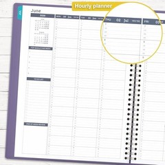Appointment Book/Planner 2026-2027 – Weekly Appointment Book 2026-2027, purple