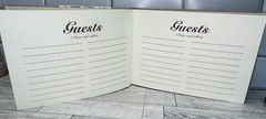 David Tutera Burlap and Lace Wedding Guest Book Special Event Occasions 60 Pages