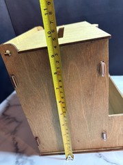 Wedding Or Birthday card Collection box With Hinged Lid & Space For Flowers