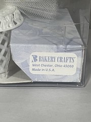 Vintage Bakery Crafts Wedding Cake Topper Traditions Bride Groom NIB USA 171W