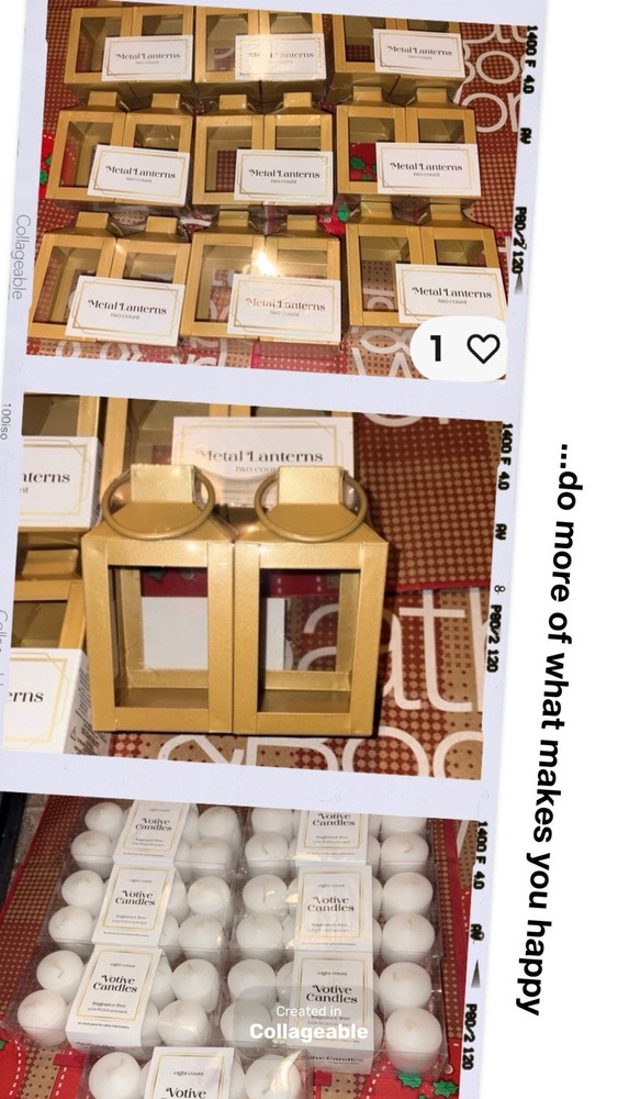 🎉Lot Of Mini Metal Lanterns And Tea, Light Candles🎉🎉