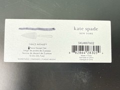 Kate Spade Lenox Grace Avenue Bows One Piece Dessert CAKE SERVER-New Still Wrap