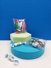 24-1500 pcs Plastic PVC Pillow Box Party Wedding Favor Retail Packaging Display