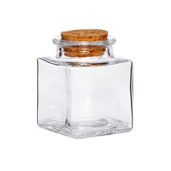 BLUE PANDA 15 Pack Small Glass Bottles with of 15, Clear,Transparent