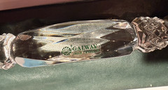 GALWAY IRISH Crystal Stainless Steel Bridal Cake Knife NIB
