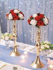 10pcs Flower kissing Balls for Wedding Centerpieces, Spring Roses Fake Flower