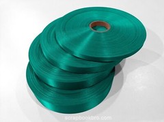 Teal 10mm 16mm 25mm 40mm Satin Ribbon For Scrapbooking Wedding Wrap Decorations