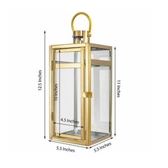 12.5-Inch tall Metal Lantern Candle Holder Party Home Wedding Centerpieces Sale