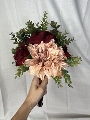 BRIDAL BOUQUETS SET OF 8! Bride Bridesmaids Artificial Wedding Flowers