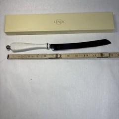 Lenox Opal Innocence Cake Knife Stainless Steel In Box 13”