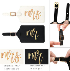Mr and Mrs Luggage Tags, Bridal Shower Gift Honeymoon Gifts Wedding Gifts for Br