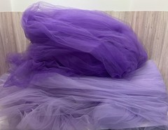Wedding Shades Of Purple Silk Swags Net Bows Aisle Markers Box 4