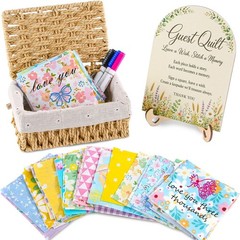Guest Book Alternative- DIY Quilt 66 pcs Baby Shower, Wedding, Any Occasion NEW