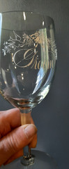 Vintage Bride and Groom Wedding Champagne/Wine Toasting Glasses [ Keepsake Item]
