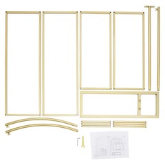 Ballon Arch Stand and 2 Flower Stands Arch Backdrop Stand for Parties, Wedding