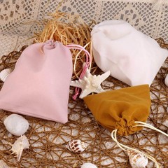 Velvet Jewelry Bags Drawstring Pouch Wedding Gift Packaging