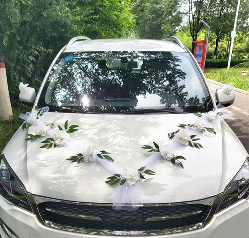 Car decorations wedding, car decorations wedding bonnet, decoration decoration wedding…