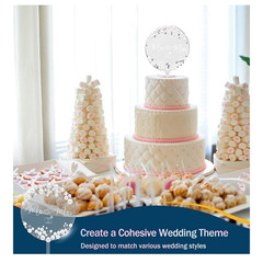 Mr And Mrs Wedding Cake Topper