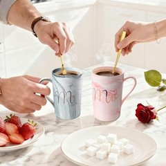 Mr and Mrs Coffee Mugs Set – Wedding Gifts For Bride and Groom – Gifts for