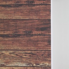 BROWN 8 ft x 8 ft Printed Vinyl Photo BACKDROP Vintage Wood Design Banner Events