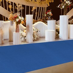 Blue Carpet Runner for Wedding Ceremony Movie Theme Party Proposal Decorations