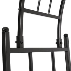 Ceremony 7.5FT Rustproof Steel Garden Arch W/Planters Trellis For Climbing Plant