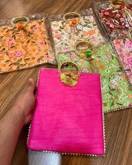 Pack of 100 Indian gift bag Potli Gift Bags Ethnic Wedding Favor Indian Gifts
