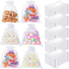 Pack of 1000 White Organza Bags 3×4 Inches for Jewelry Candy