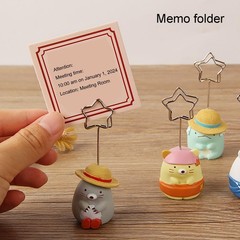 4Pcs,Cute Table Number Holders,Memo Clips Holder,Place Card Multi Color