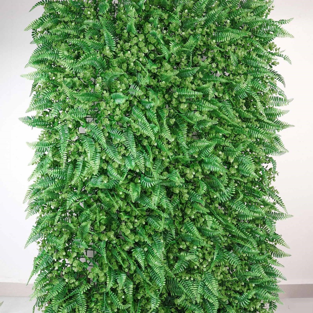 4 Green Assorted Artificial Greenery Foliage UV Protected WALL PANELS Events