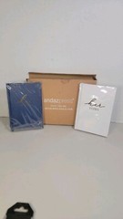 Andazpess Wedding His/Her Vows Books Navy & White W/Gold FOIL EDGES, 64 Pages