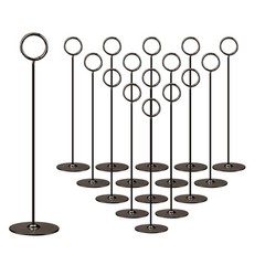 16 Pieces Table 8 inches Table Number Holders Place Steel Card Holders for Ph…