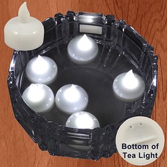 18 X Waterproof LED Floating White Tea Light Flameless Candle Wedding Party Xmas