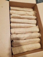 15 NATURAL Burlap Jute Hessian Table Runner Rustic Wedding Event Home Decoration