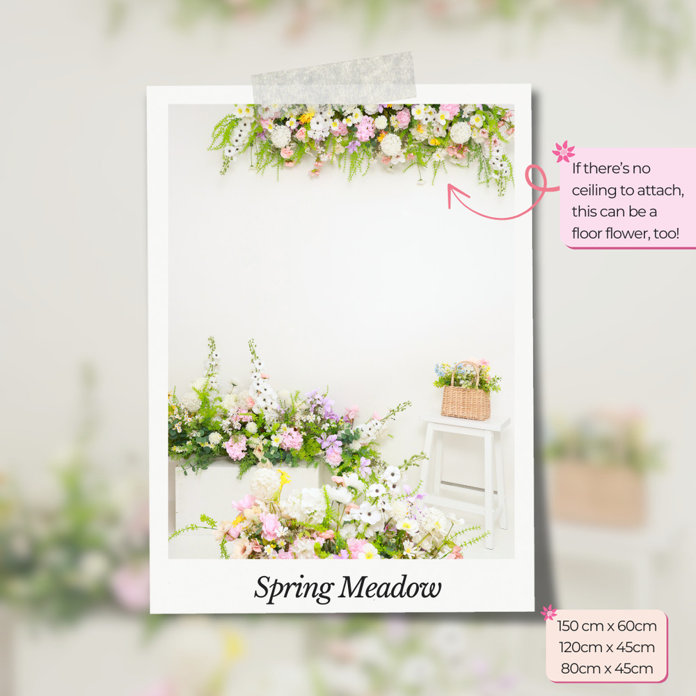 Preowned 🌿Floor Flowers 3pc set: Spring Meadow – $250 (original $700)