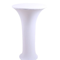 60/70/80cm Cocktail Table Cover Spandex Cloth for Wedding Party Meeting Decor