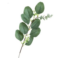 14 Green 12″ Artificial Eucalyptus LEAVES SPRAYS Stems Party Events Decorations