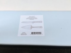 Lenox 812615 True Love Cake Knife & Server, Metallic N/O