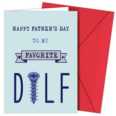 Fathers Day Card for Husband – 5X7 DILF Fathers Day Card from Wife Girlfriend…