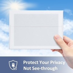 ValBox A4 Photo Envelopes 100 Qty 4 x 6 White (4.25 x 6.25 Inches),