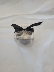 Wedding Favors or Shower Favors Black and White Candle Holders