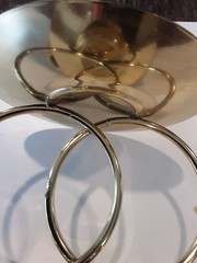 Three piece Unity candle stands