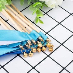 Whaline 30 Pack Ribbon Sticks Chromatic Silk 11.8 Inches X 20.4 Inches, Blue