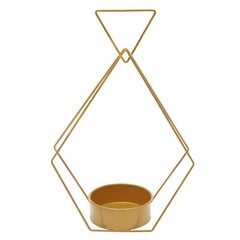10pcs Gold Metal Diamond Shape Flower Vases Tabletop Wedding Centerpieces Stand