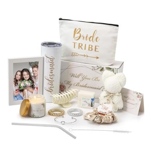 12 Pcs Bridesmaid Proposal Gifts Will You Be My Bridesmaid Proposal Gifts-New